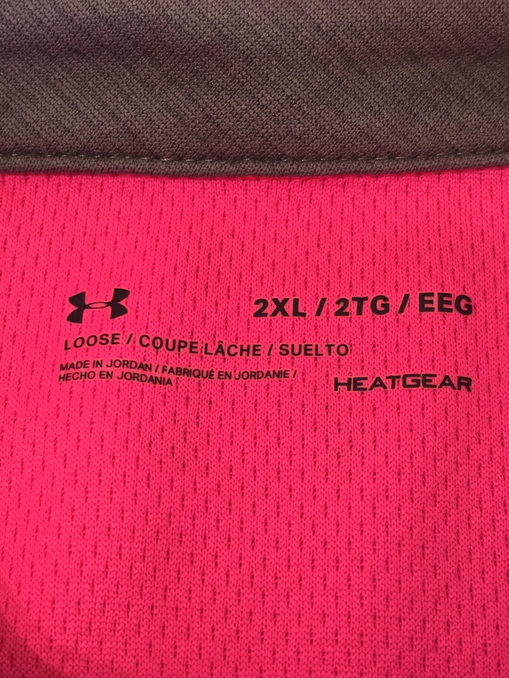 Under Armour Men’s Pink Performance Polo - Picture 4 of 7